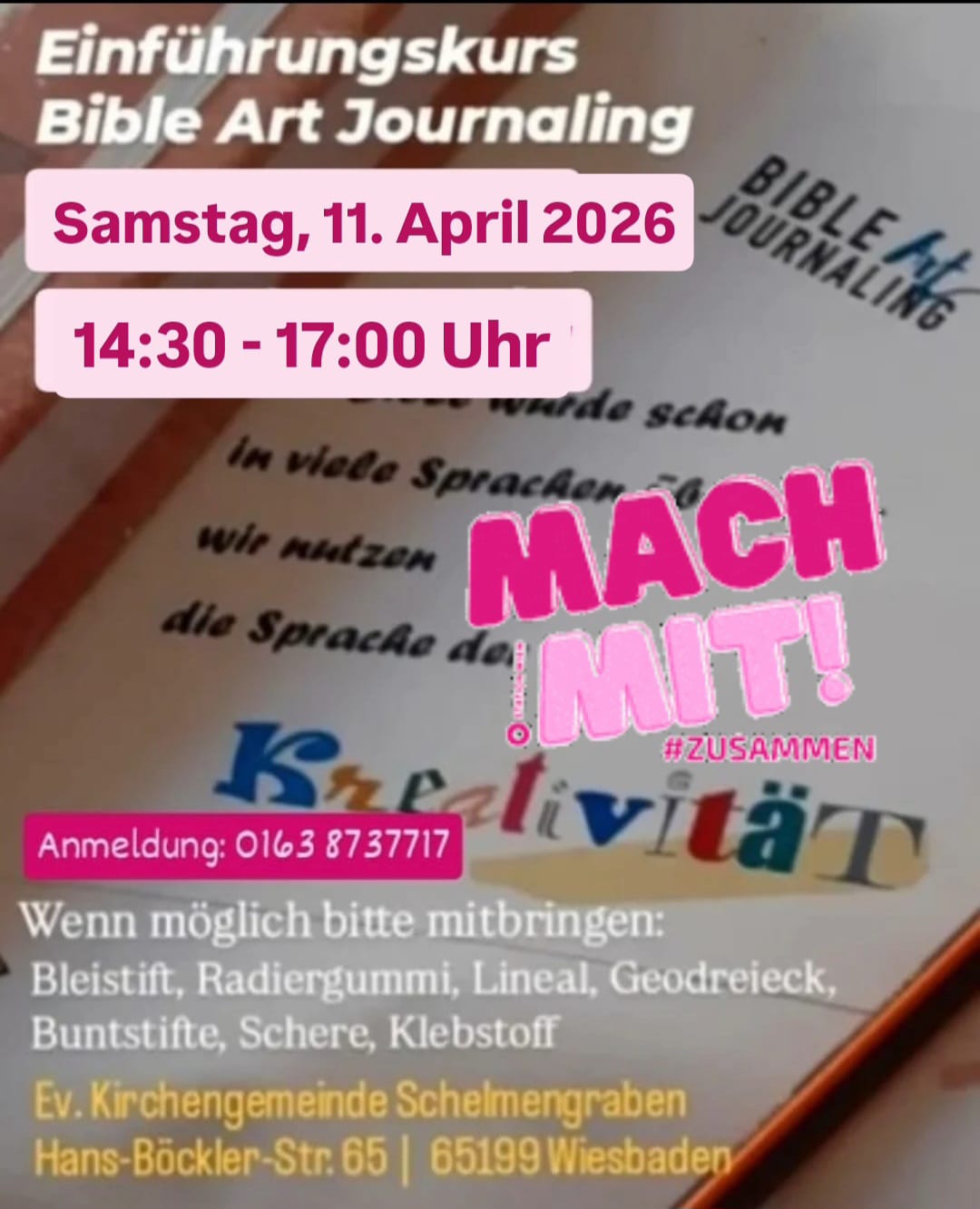 Plakat zum Kurs